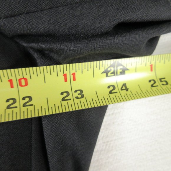 Brooks Brothers Wool Sport Coat Size 46R Vitale 1818 Regent Fit Black Peak - Picture 11 of 13